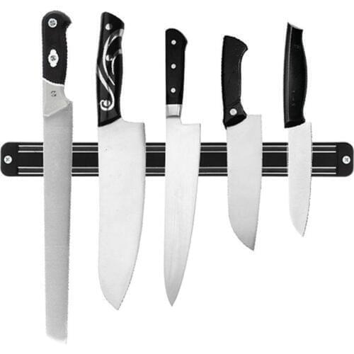 High Quality 20/33/38/48cm Magnetic Knife Holder Kitchen Wall Mount ABS Plastic Block Magnet Knife Holder Stands for knives