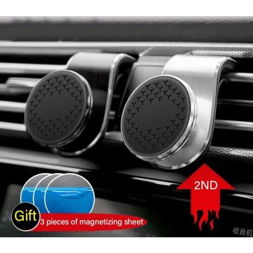 Metal Magnetic Car Phone Holder 360 Degree Rotation 2ND for Chevrolet Cruze Aveo Captiva Lacetti Car Accessories