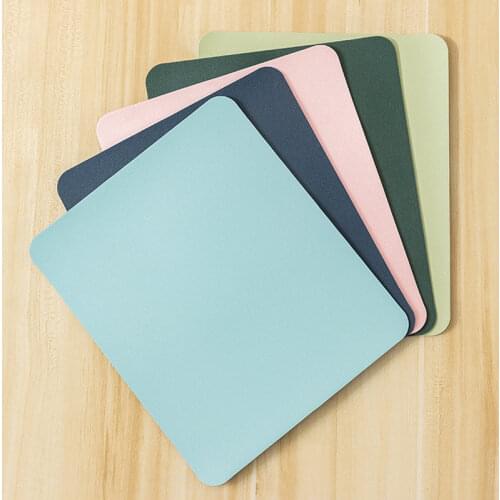 Kawaii PU mouse pad Non-Slip Gaming Desktop Leather Mouse Pad Waterproof Anti-Scratch Easy To Clean Mat For PC Laptop Desktop