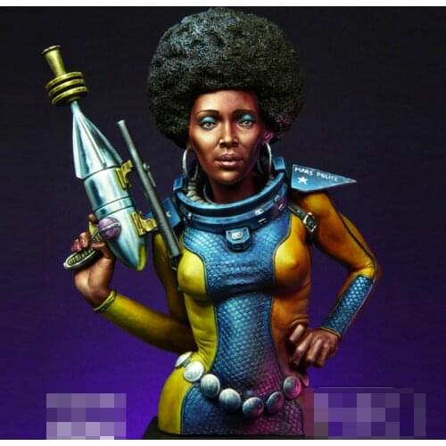 1/10 Resin Model bust GK Lt. Sheeba Shayne Female warrior Science fiction Unassembled and unpainted kit