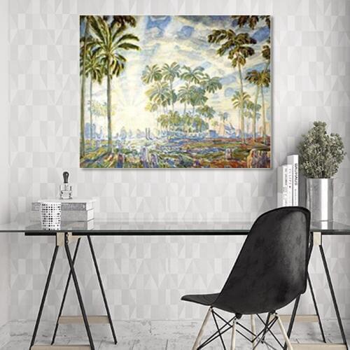Paint by number art painting by numbers Constantine art landscape trees sky funny abstract art decorative painting
