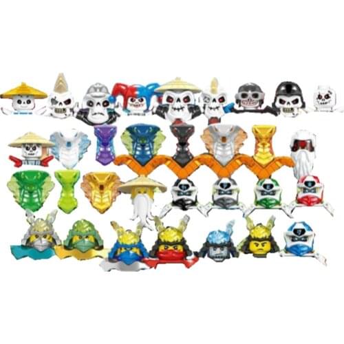 Airjitzu Ninja Building Blocks Kit Bricks Set Motorcycle Motorbike Team Classic Mini Movie Figures Model Kid Toys For Chil