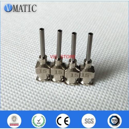 Free Shipping 1/2'' Inch 15G Stainless Steel Glue Dispensing Needle Tip 12Pcs/Box Needle Dispenser 15G