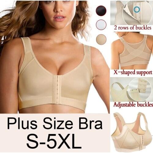 New Sports Yoga Bras Comfortable Women High Impact Posture Corrector Lift Up Bra Underwear Wireless With Pads Push Up Bra