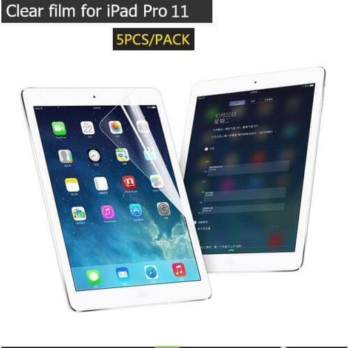 5PCS/Pack clear film for apple iPad Pro 11 screen protector 2018 HD glossy protective screen protector for iPad Pro 11 2018 film