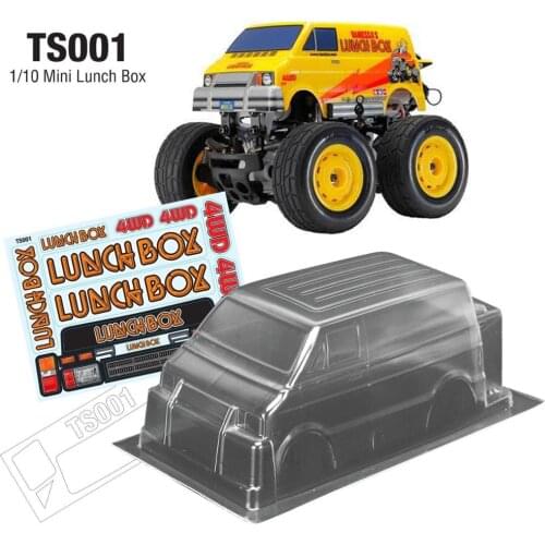 Ts001 Tamiya Tiangong sw-01 Mini lunch box special body car shell, transparent PC