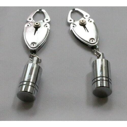 1 Pair Heavy Pendant Nipple Clamps Breast Clips Nipple Stimulator Erotic Slave Restraints Sex Toys For Couple Adult Games
