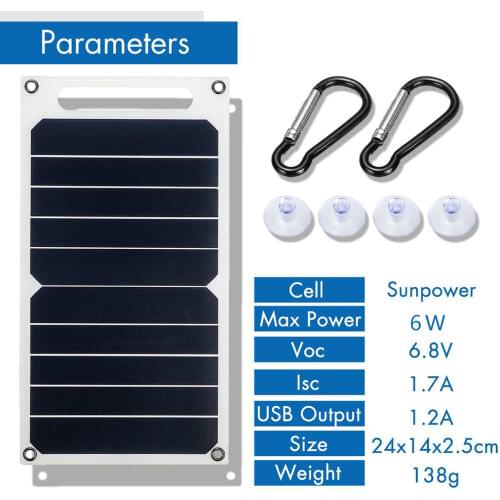Outdoor Waterproof Solar Panel Battery Charging Power Bank Charger Mobile Power Automatically Recharging Durable Elements