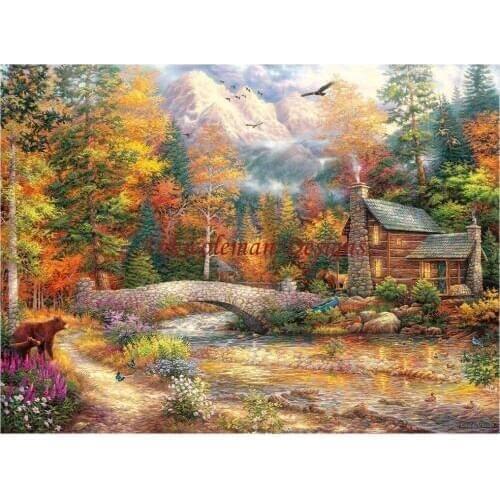 Needlework for embroidery DIY French DMC High Quality - Counted Cross Stitch Kits 14 ct Oil painting - Call of the Wild