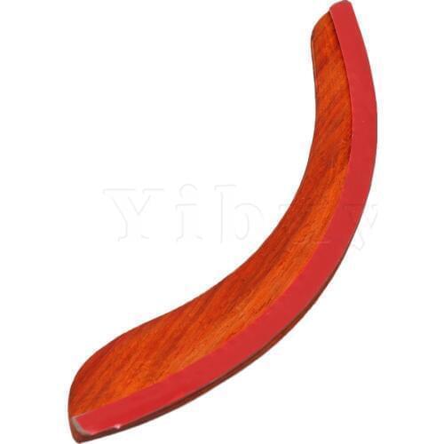 Yibuy Redwood Figured Solid Guitar Arm Rest Guitar Parts & Accessories Replacement for Acoustic Guitar