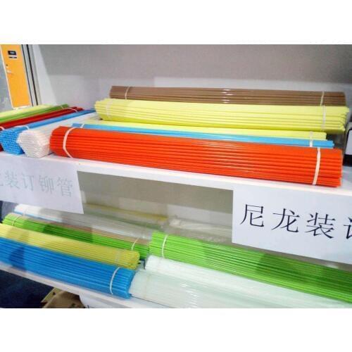 100pcs/box Binding Riveting Tubes Nylon Binding Riveting Tube Financial Voucher Binding Riveting Tube Office Binding Supply