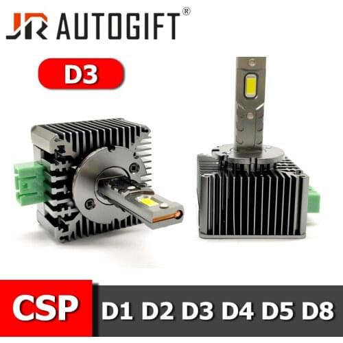 2PCS D1S D3S LED D2S D4S D5 D8 20000lm Car headlight bulbs HID conversion kit CSP chips luces led para auto 6000k 90w high power