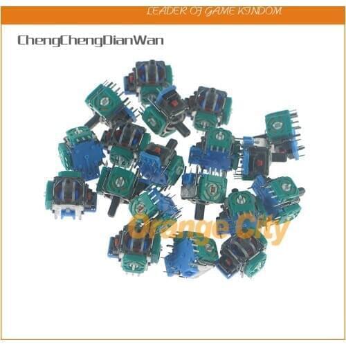 50pcs/lot OEM 3D Analog Joystick Axis Analog Sensor Module 3d joy stick Replacement For Playstation 4 PS4 Controller