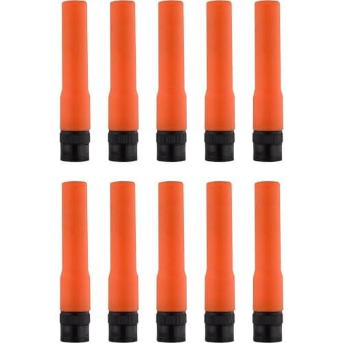 ABBREE ST20 BNC Short Walkie Talkie Antenna BNC Connector UHF/VHF 144/430MHz for i com IC-V80 IC-V82 Kenwood Two Way Radio