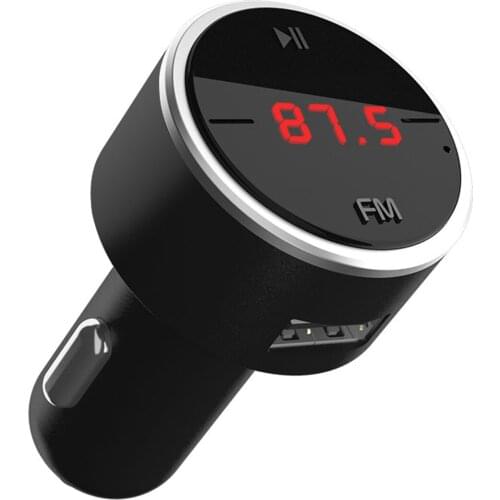 Handfree Wireless Car FM Transmitter MP3 Player Radio Adapter Dual USB Charger Compatibility Devices IOS Phone Digital Devices