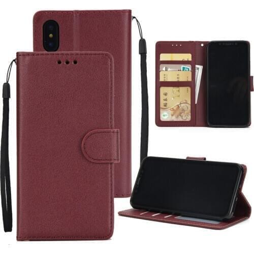 Luxury PU Leather Case With Card Slots Wallet Flip Case For iPhone 11 12 Pro Max Max XR X XS Max 6 6S 7 8 Plus Cover