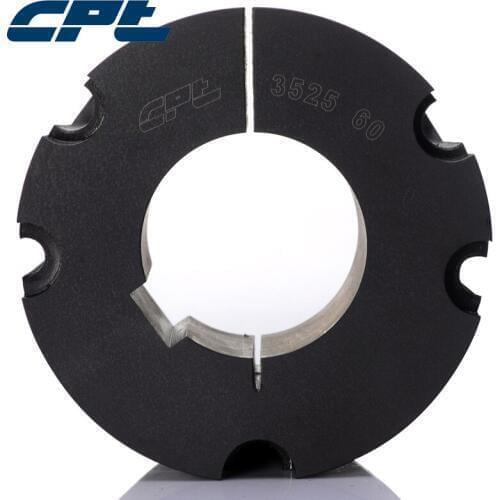 CPT 3525 taper lock bush 3525, 19~80mm bore diameter, cast iron material, stock 3525 tapered bushing