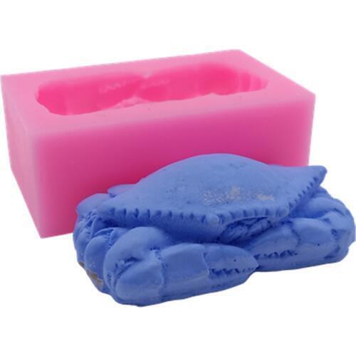 Crab Design Soap Molds Mousse Cake Chocolate Mold Decorating Resin Crafts Gypsum Silicone Mold