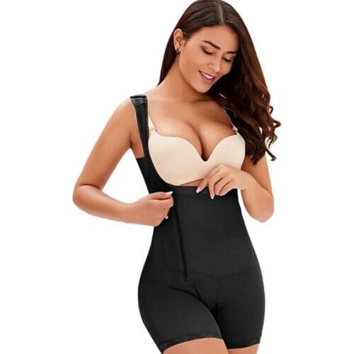 S-6XL Shapewear Women Waist Trainer Full Body Shaper Tummy Control Panties Butt Lifter Waste Trainers Body Shaper Open Crotch
