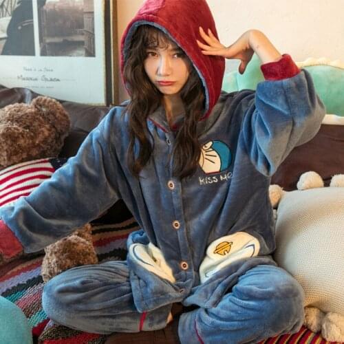MINIKHOO Women's Flannel Pajamas