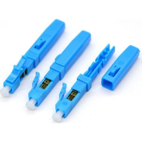 GONGFENG 50pcs New Fiber Optical Connector LC/UPC Rapid Fast Connector LC Cold Splice Quick Connector Special Wholesal to Brazil