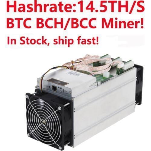 In stock, ship fast! Bitmain Antminer S9j-14.5T Bitcoin Miner 14.5TH/S Asic Miner 16nm Btc Miner without power supply