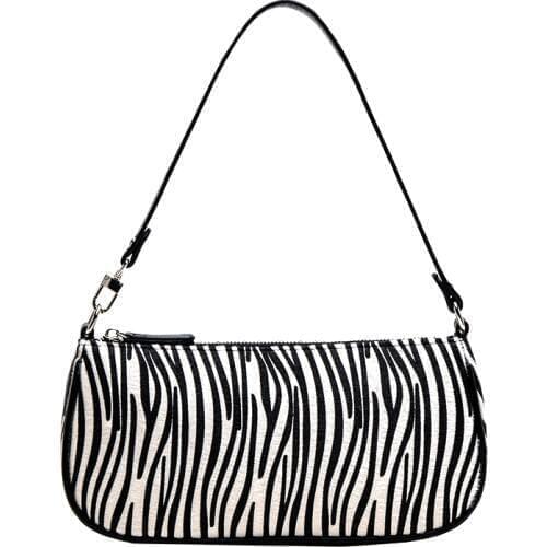 Vintage Luxury Bag for women 2019 Retro PU Leather Women Shoulder Crossbody Bag Leopard horse hair bags Purse Handbags Bolsas