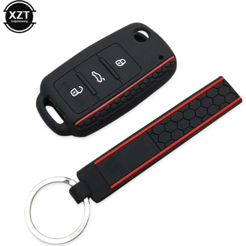 Car Key Protect Shell For Volkswagen Polo Passat B5 Golf 4 5 6 MK5 MK6 Eos Bora Beetle TSI New Design Silicone Cover Case