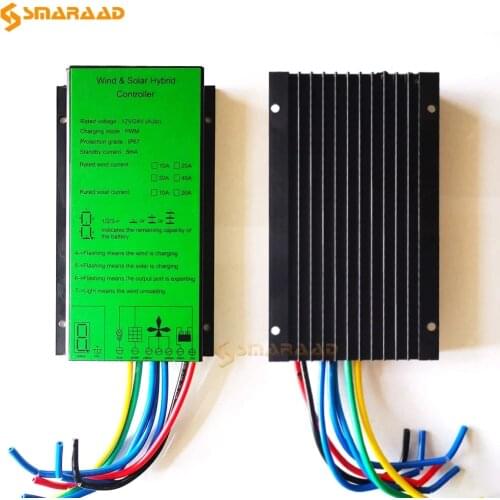 400W 600W 800W 1000W Wind 400W Solar MPPT Hybrid Charge Controller 12V/24V Auto Regulator for Wind Turbine Generator