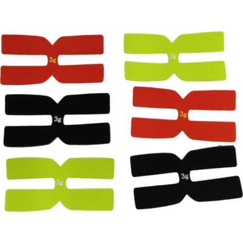 6Pcs 3G Tennis Racket Weight Balance Strips Silicone Tennis Racquet Tapes Balance Bar Tennis Racket Accessories