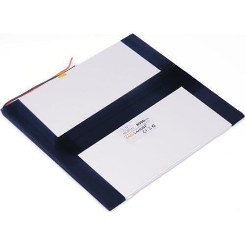 Best battery brand 40125140 3.7v 8000mAh With plug For CH Tablet PC Battery , Perfect quality of lor