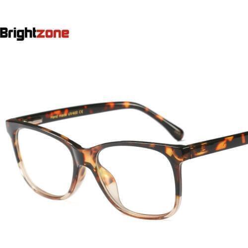 Brightzone European Fashion Full Men Women Complete Prescription Glasses Gafas Oculos De Grau Lectura Dioptr Occhiali CE Mark