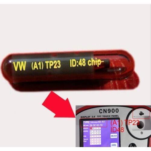 VW A1 TP23 ID48 CAN Glass Transponder Chip For VW 5 pcs/lot +Free Shipping