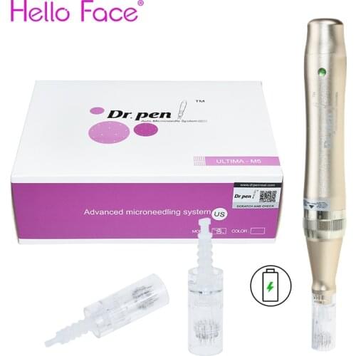 Dr. Pen Wireless Derma Pen Professional M5 Microneedle Pen Bayonet Needle Cartridges Wireless Derma Stamp Electric Pen