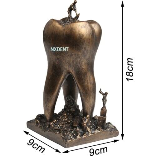 1pcs Dentist Gift Resin Crafts Toys Artware Teeth Handicraf Dentistry Clinic Decoration Furnishing Articles Creative Sculpture
