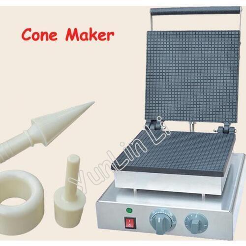 Square Shape Ice Cream Cone Maker Electric Waffle Maker Commercial Cone Making Machine Egg Cone Roll Maker FY-2209