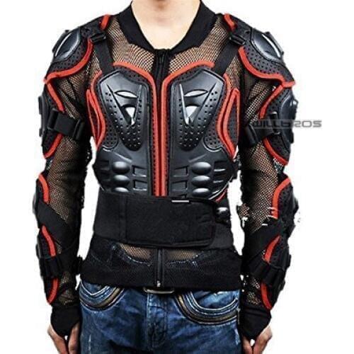 Locomotive Motorcycle Armor Jacket Full Body Spine Chest Shoulder Protector