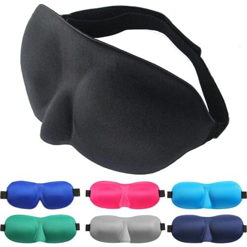 3D Sleep Mask Natural Sleeping Eye Mask Eyeshade Cover Shade Eye Patch Women Men Soft Portable Blindfold Travel Eyepatch 1Pcs