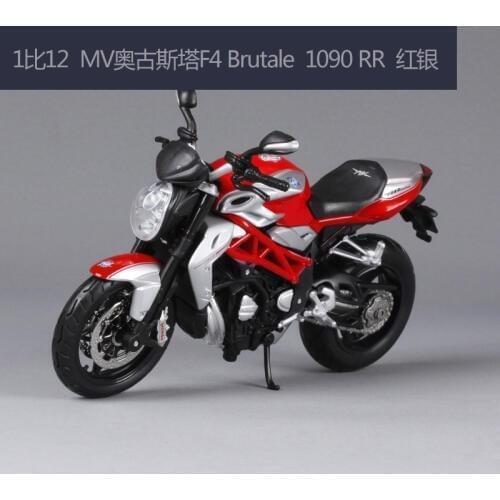 Maisto 1:12 MV Agusta F4 Brutale 1090 RR Motorcycle metal model Toys For Children Birthday Gift Toys Collection