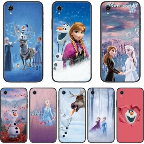 Mobile Phone Case with Disney Frozen Elsa Anna and Snowman Olaf and Reindeer Sven Style Phone Cases cover For VIVO X50 30 Y97 9