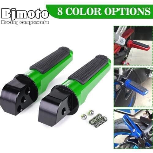 Motorcycle Foot Pegs Rear Passenger Pedal For KAWASAKI Z400 Z650 Z750 Z750R Z800 Z800E Z900 Z900RS CAFE Z1000 Z1000R Z1000SX