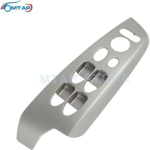 MTAP Driver Side Power Window Switch Panel Garnish Pad Silver For Honda For Civic FA1 2006 2007 2008 2009 2010 2011 LH-Drive