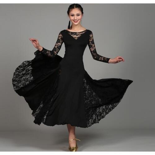 New Lady Ballroom Dancing Dress Modern Dance Competition Costume women Waltz Tango Foxtrot Quickstep dresses