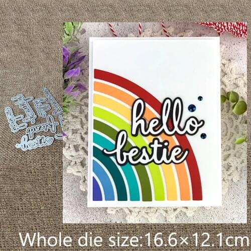 New Design Craft Metal stencil mold Cutting Dies letters word set decoration scrapbook die cuts Album Paper Card Craft Embossing