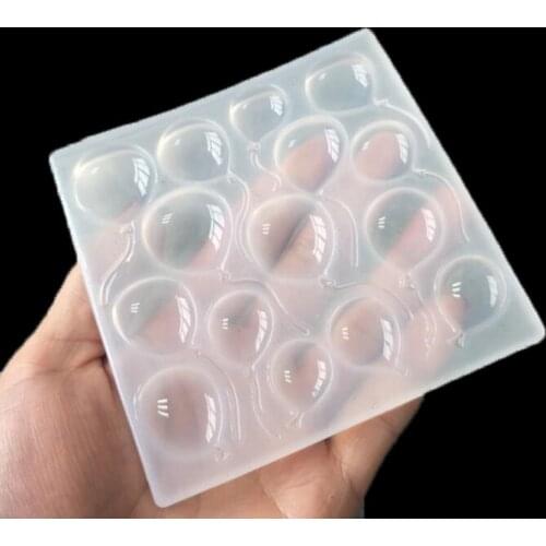 New balloon DIY Mirror mold crystal drop mold liquid silicone mold birthday candy cake candy clay mold