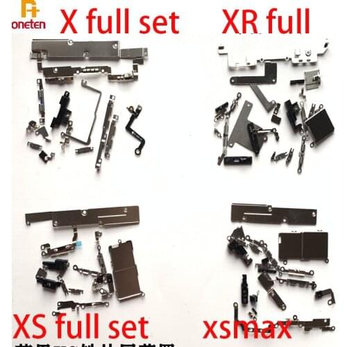 Inner Accessories Complete Set Iron Parts For iphone6G 6S 6SP 7G 7P 8G 8P X XR XSAMX Inside Small Metal Part Holder Bracket Shie