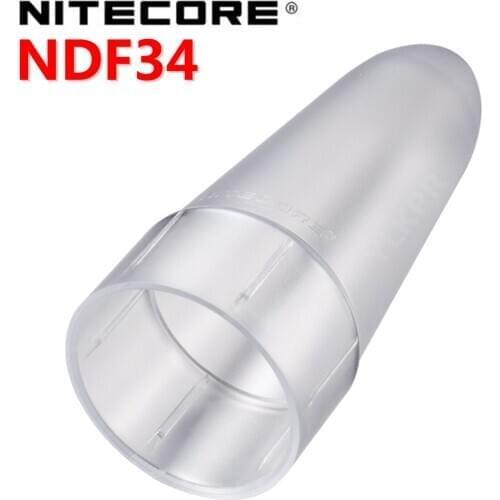 NITECORE NDF34 Translucent White Diffuser Cone Traffic Wand Tip for Lanterna Lamp Flashlight Accessories