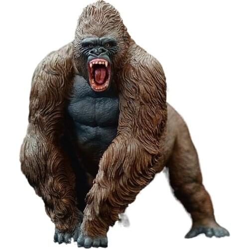 In Stock 2020 Rebor Alpha Male Mountain Gorilla Z Primal Classic Toys For Boys Animal Model Brown Color Version