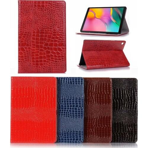 Luxury Crocodile Coque for Samsung Tab A 7 10.4 2020 T500 T505 Case Map Slim Magnetic PU Case for Samsung Tab A7 10.4 T500 Cover