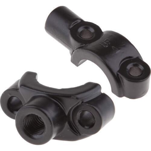 Handle Bar Rear View Mirrors Mount Holder Adapter Clamp 2 Pieces